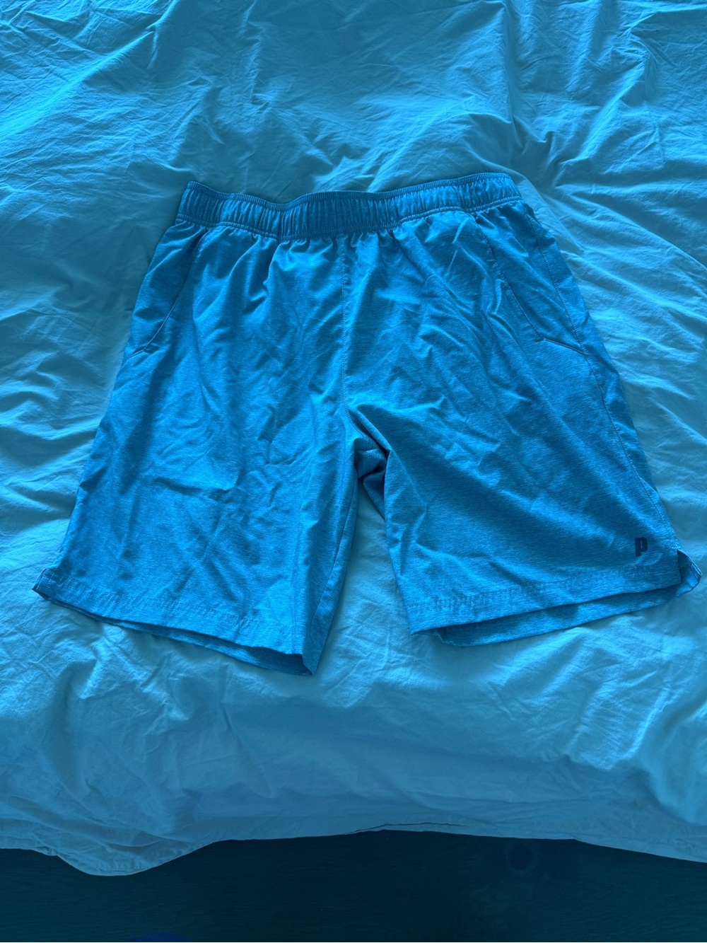 Men's Performance Prince 2 pair Athletic Shorts - Blue